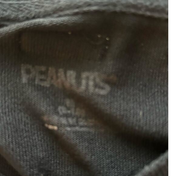 Peanuts Snoopy Free Hugs Black Crewneck Sweatshirt Small Woodstock - Picture 3 of 5